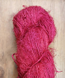 Recycled Handspun Sari Silk Yarn - Solid Colours