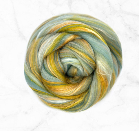 Summer Harvest - Merino + Red Eri Silk + Tencel Blend