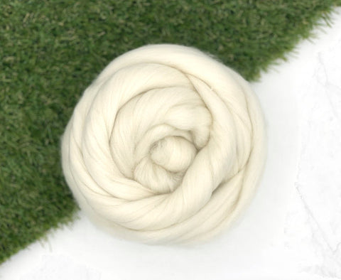 Cormo Wool Tops - White