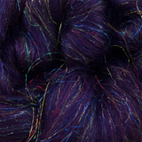Glitzy Aubergine - Merino + Nylon Fibre Blend