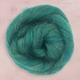 Glitzy Mallard - Merino + Nylon Fibre Blend
