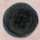 Glitzy Raven - Merino + Nylon Fibre Blend