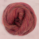 Glitzy Ruby - Merino + Nylon Fibre Blend