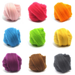 Dyed Merino Batt (23 micron) - Solid Colour