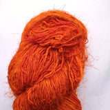 Recycled Handspun Sari Silk Yarn - Solid Colours