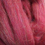 Glitzy Ruby Merino/Nylon Fibre Blended Tops