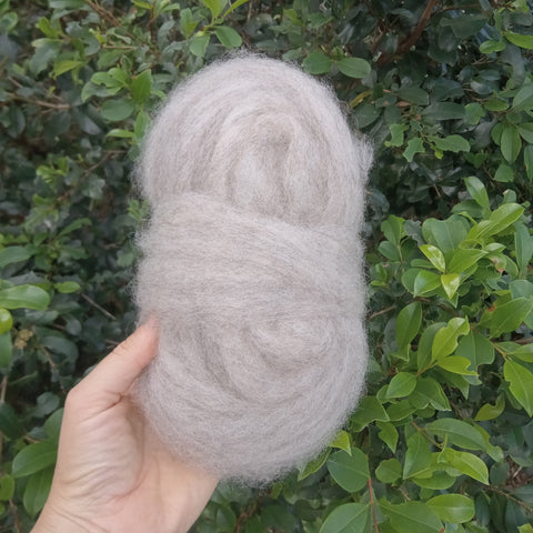 FAST Fibre - Light Grey Corriedale