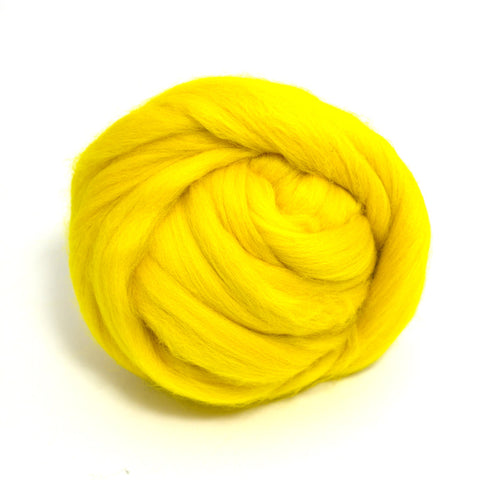 Buttercup Dyed Merino Tops