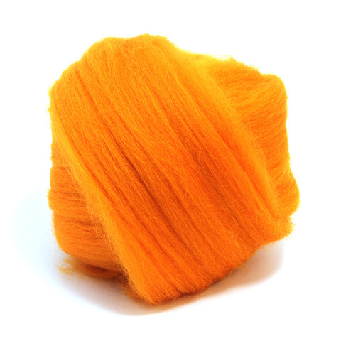 Clementine Dyed Merino Tops