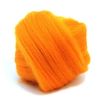 Clementine Dyed Superfine Merino Tops