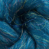 Glitzy Mallard Merino/Nylon Fibre Blended Tops