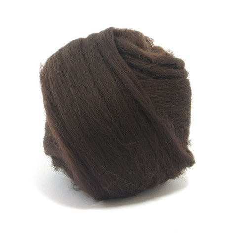 Mocha Dyed Merino Tops