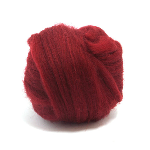 Ruby Dyed Merino Tops