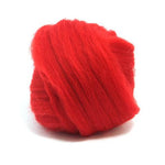 Scarlet Dyed Superfine Merino Tops