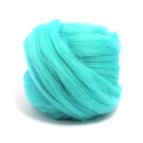 Spearmint Dyed Merino Tops