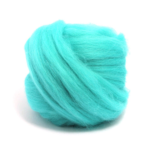 Spearmint Dyed Superfine Merino Tops